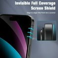 thumbnail image 4 of 4 Pack Screen Protector for iPhone 14 Plus , 6.7 Inch HD Clear Tempered Glass Film 9H Hardness Full Coverage, Anti-Scratch, No Air Bubbles, 4 of 6