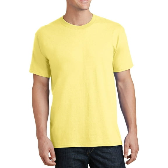 JustBlanks Ultra Soft Heavyweight Cotton T Shirt with Classic Fit Durable Stitching