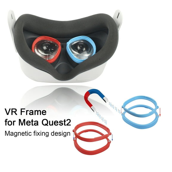 Joernso Magnetic Glasses Frame Quick Disassemble VR Lens Inserts Protect Display Eyes Stable Posture VR Glasses Frame for Meta Quest2