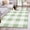 Sage Green, variant on Sage Green Plaid Round Rug 3Ft, Non Slip Circle Area Rug for Bedroom, Spring Farmhouse Buffalo Checkered Washable Low Pile Indoor Floor Carpet Door Mat for Bathroom Kitchen Entryway Nursery