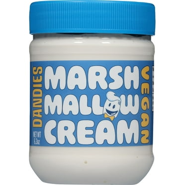 Dandies Vegan Marshmallow Cream, Vanilla, 6.3 oz jar
