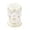 A002- White, variant on Halloween Decor, Black Halloween Decor, Halloween Desk Decorations, Skull Decor, 5X5.5X4.5 Inch Sequin Inlaid Rotating Skeleton Pen Holder, Desktop Makeup Tool Storage Organizer,