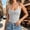 Light Ashy, variant on Womens Summer Tops Backless Tie Neck Double Lined Basic Halter Tops for Women White M