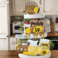 thumbnail image 4 of Summer Yellow Lemon Tiered Tray Decorative Decor Featured Home Decor, 4 of 4