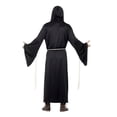 thumbnail image 3 of Grim Reaper Costume Adult Black Halloween Accessories Medium Male Fancy Dress Party Book Week, 3 of 4