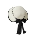 thumbnail image 5 of Womens Sun Hats Bohemian Festival Wide Brim Sun Hat with Adjustable Tie, 5 of 5
