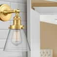 thumbnail image 4 of 203SW-SG-G62 Innovations Lighting Small Cone-1 Light Wall Sconce in Industrial Style-6.25 Inches Wide by 10 Inches High, 4 of 4