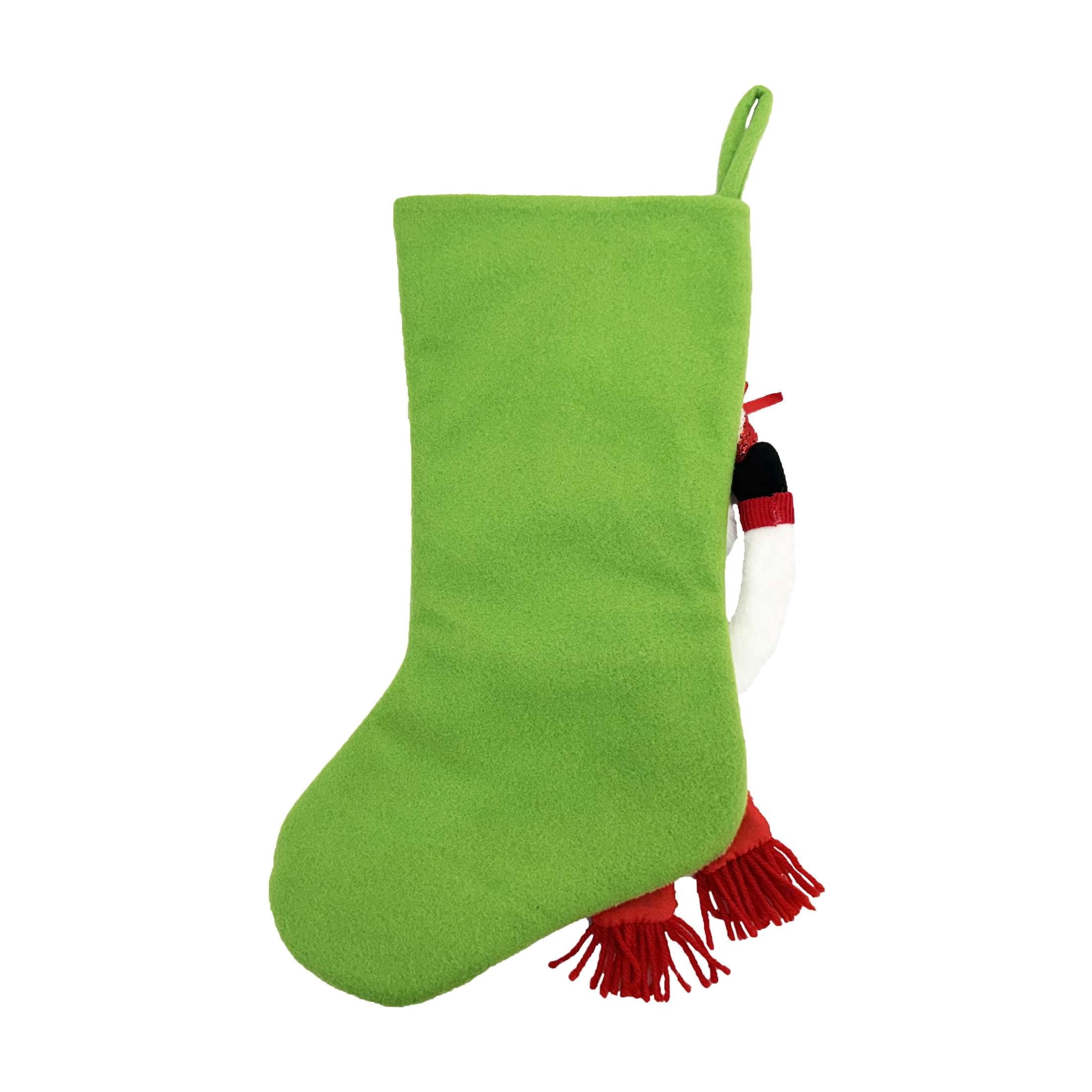 Fleece Snowman Christmas Stocking, Multicolor, 18", by Holiday Time