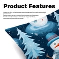 thumbnail image 2 of Snowman Luxurious Velvet Throw Pillow Inserts with Unique Patterns - Set of 2 Chair Pillow Covers - Available in 16x16, 18x18, 20x20 Inches for All Occasions, 2 of 6