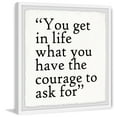 thumbnail image 2 of Marmont Hill The Courage to Ask for Framed Wall Art, 2 of 6