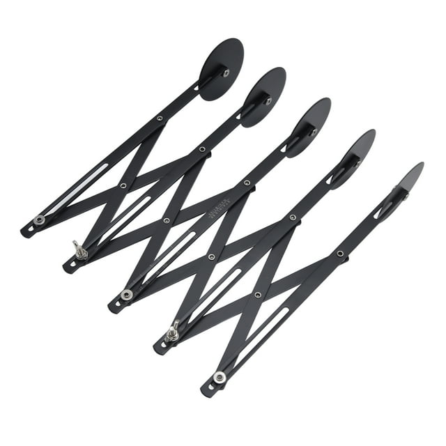 Couteau à Pâtisserie Couteau de Cuisson Couteau à Bâton Frit Séparateur Couteau à Pizza Couteau à Tarte Couteau à Rouleaux Couteau à Pâtisserie Noir Couteau à Roues Multiples pour Cuisiner Couteau à Pizza