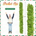 thumbnail image 2 of Guvpev 15FT Artificial Christmas Cedar Garland, Bright Green Whimsical Holiday Garlands, Indoor Outdoor Christmas Greenery Garland Decorations for Stairs Fireplace Mantel Front Door Porch Decor, 2 of 10