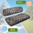 thumbnail image 5 of HUIACONG Leopard Golf Cart Seat Cover, Washable Universal Fit Breathable Golf Cart Blanket Seat Covers for Club Car, 5 of 7