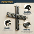 thumbnail image 7 of POWERTEC Cabinet Hardware Jig for Knobs, Handles & Pulls - Adjustable Drill Guide Template Tool for Cabinets, Woodworking, Doors & Drawers, 72186N, 7 of 7