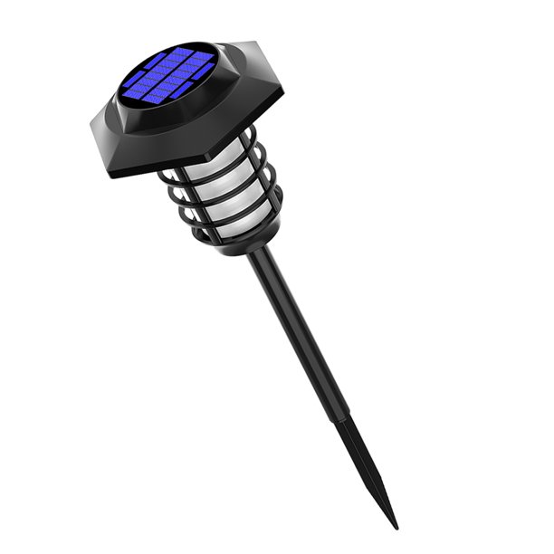 Bewildely Jardín LED llama Solar bombilla de energía impermeable decoración paisaje césped lámpara camino iluminación antorcha al aire libre luz Iluminación y accesorios Pequeño 48LED Bewildely HA001455-02B