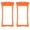 Orange, variant on Floating Waterproof Phone Pouch 2 Pack, IPX8 Waterproof Phone Case Dry Bag with iPhone 17/16/15/14/13 Pro Max up to 7", Water Proof Pouch for Vacation Beach Pool Kayak Cruise Hot Spring Essentials