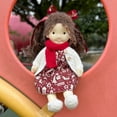 thumbnail image 4 of BlissfulPixie Waldorf Doll Handmade Rag Doll - Personalized Collectors Plush Doll for Kids Birthday Present with Beautiful Present Box-Eva 12", 4 of 4
