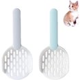 thumbnail image 1 of Pala De Arena Para Gatos De 2 Piezas, Pala Para Arena Para Gatos, Pala Para Arena, Material Abs, Durable Y Fácil De Limpiar, Con Pala Profunda Y Gancho Oculto, Para Gato Y Ca. Afortunado Sencillez, 1 of 5
