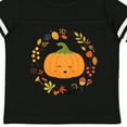 thumbnail image 4 of Inktastic Thanksgiving Wreath Autumn Fall Pumpkin Boys or Girls Toddler T-Shirt, 4 of 5