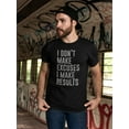 thumbnail image 2 of Make Results Men T-Shirt, Male 3X-Large, 2 of 4