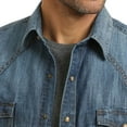 thumbnail image 4 of Wrangler Retro Premium Denim Snap - Mens Shirt  - Mvr458D, 4 of 5
