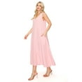 thumbnail image 2 of Moa Collection Women's Lightweight Tiered Gauze Maxi Dress with Relaxed Fit, 2 of 4