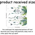 thumbnail image 3 of Plants Feather Wall Decals Dream Catcher Wall Stickers with Green Leaf Vine Wall Decor Peacock Pattern for Bedroom Balcony Window Living Room Decor, 3 of 9