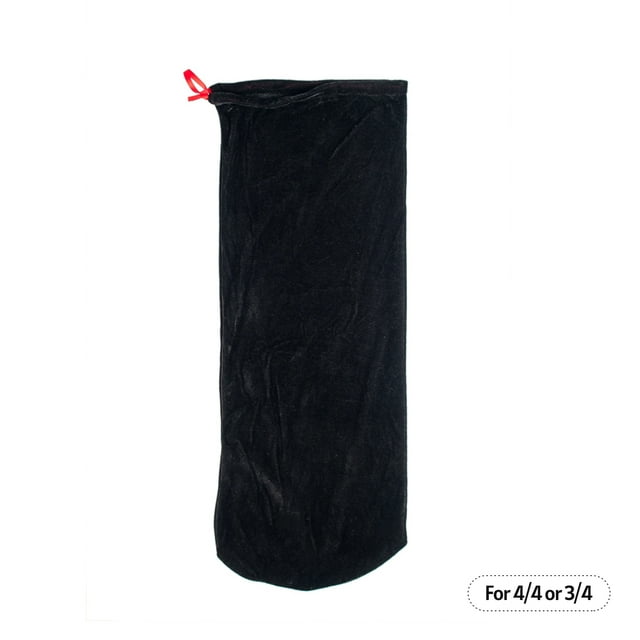 Satin Fabric Violin Bag Dust Cover Protective Bag with Drawstring for 4/4 & 3/4 Violin