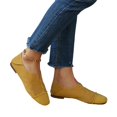 thumbnail image 4 of Willtoo Slip On Flats Shoes for Women Comfortable Round Toe V Cut Casual Ballet Flats Soft Walking Shoes Lightweight Breathable Shoes, 4 of 6