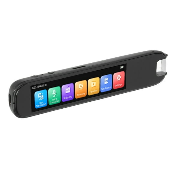 Dictionary Pen, Long Battery Life 3.71 Inch Screen Scan Translator Pen for Learning