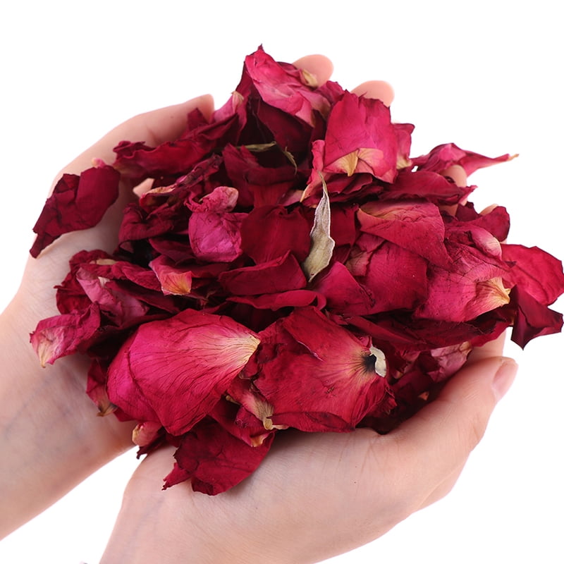 100g Dried Real Natural Rose Flowers Petals making Bath SPA Foot Skin Care US 