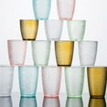 thumbnail image 3 of SHISUYAN Acrylic Beer Cup for Drinking with Frosted Surface and Stackable Design 5 Pieces Assorted Color, 3 of 8