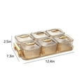 thumbnail image 3 of WNEXOPE Fruit Tray Clear Snack Display Tray Candy Snack Tray Nut and Dried Fruit Storage Box Snack Tray for Kitchen and Party Food and Pantry organization, 3 of 8