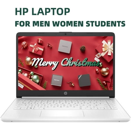HP Stream 14" Laptop with Ultral Light, Intel Celeron N4120(quad-core), 4GB RAM,64GB eMMc, 1 Year Office 365, Webcam, Bluetooth, WiFi, Windows 11 S, White