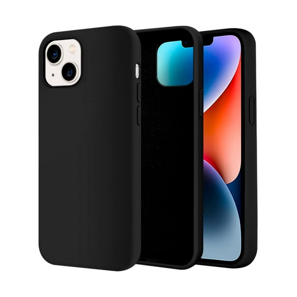 Funda de Protección para iPhone 14 Plus - Sovico - Silicón con Forro de Microfibra