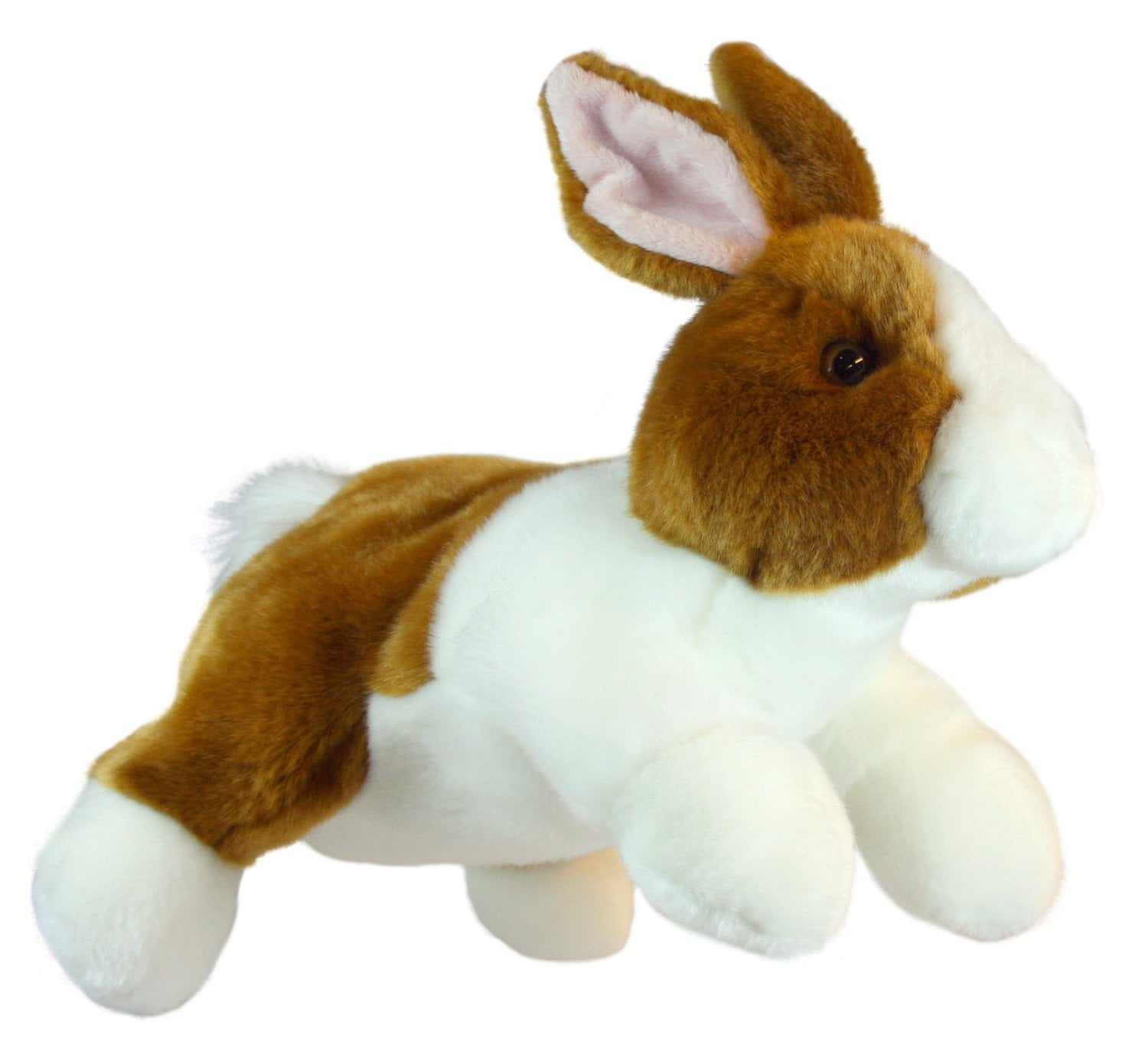 Hand Puppet - Full-Bodied Animal - Rabbit (Brown & White) Soft Doll ...