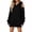 Black, variant on Women Hoodies Off-shoulder Hoodies Long Sleeve Plain Tunic Cold Shoulder Pullover Oversized Hooded Sweatshirt Women's Fall 2026 Outfits(Light Gray,XL)