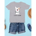 thumbnail image 3 of Love Dog T-Shirt Juniors -Image by Shutterstock,  x-Large, 3 of 4