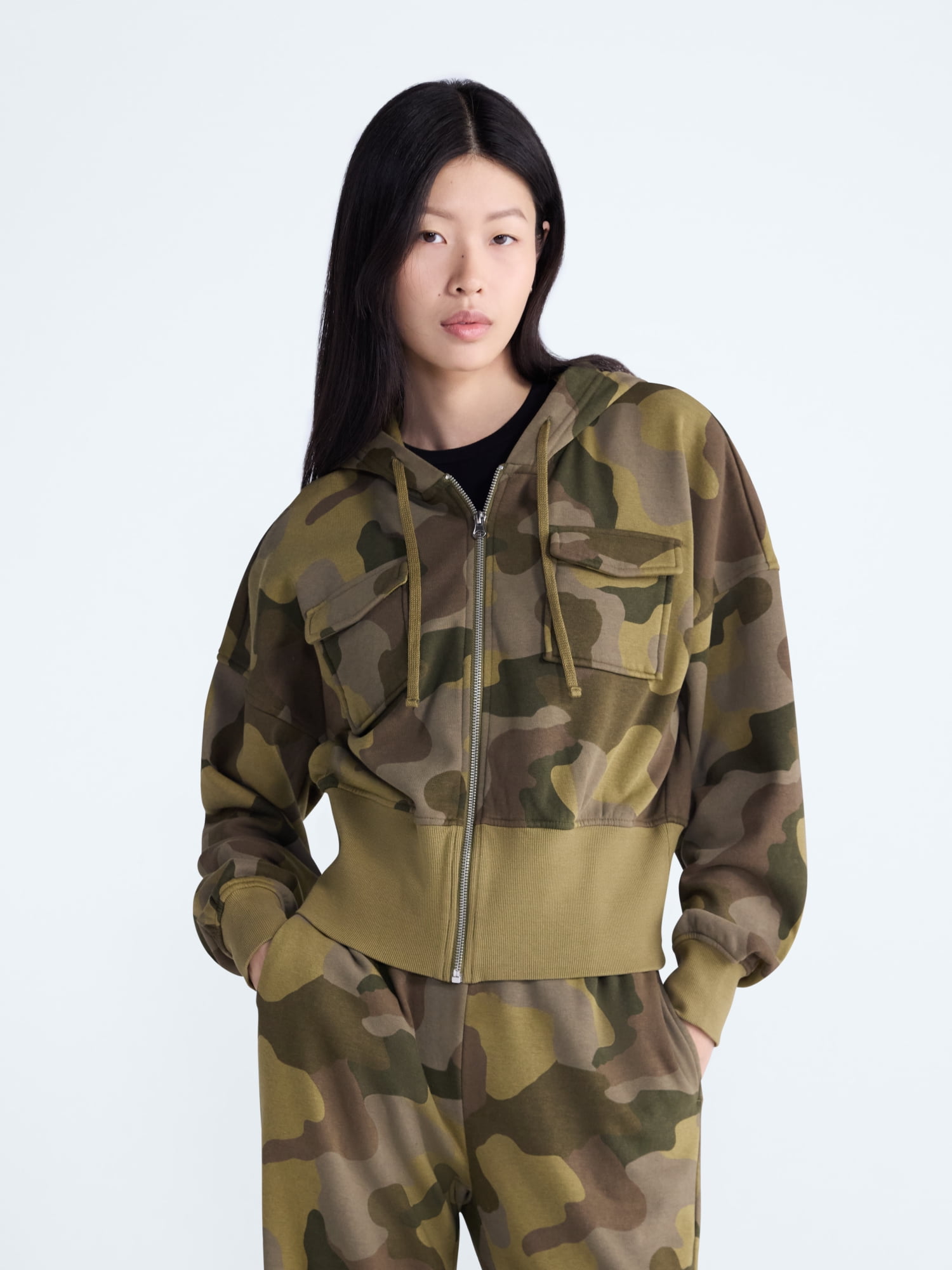 Scoop Women’s and Women’s Plus Full Zip Hoodie, Sizes XS-4X