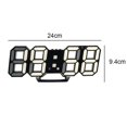 thumbnail image 2 of Reloj digital 3D LED despertador reloj de pared digital reloj estéreo, 2 of 5
