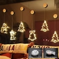 thumbnail image 2 of Christmas Suction Cup Light Window Backdrop Decoration LED String Light For Indoor Home Bedroom Wedding Party New Year, 2 of 13