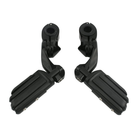 Universal Motocross Highway Bar Foot Pegs Pedal Foot Rest Enduro Motorcycle Aluminum Short Footpegs Clamps For Harley