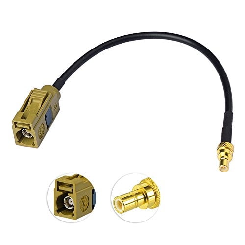 Eightwood Fakra Curry Hembra Código K a SMB Adaptador de Antena Macho