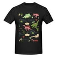 thumbnail image 4 of Bingfone Cute Dinosaurs Men'S Loose Fit Short-Sleeve Pocket T-Shirt, 4 of 7