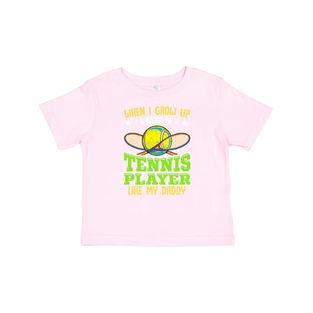 

Inktastic Future Tennis Player Like Daddy Gift Toddler Boy or Toddler Girl T-Shirt