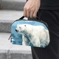 thumbnail image 2 of Polar Bear Digital Storage Bag with Oxford Cloth Material - Waterproof USB Pouch, Digital Pouch, Cable Organizer Storage for Cell Phone Charger Cord - 5.9x9.44x3.14 in, 2 of 6
