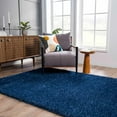 thumbnail image 4 of BoutiqueRugs Faina Dark Blue Washable Shag Runner Rug - Machine Washable - Navy - 2'7" x 7'3" Runner, 4 of 19