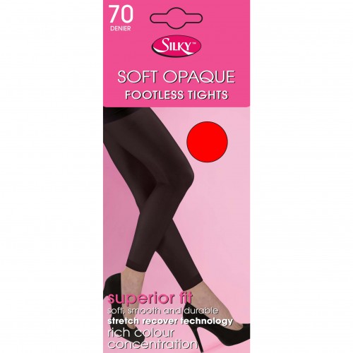 Silky Womens Opaque 70 Denier Footless 