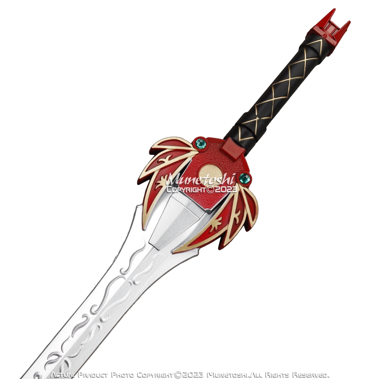 Munetoshi 39.5” Foam Mighty Power Red Ranger Sword Super Sentai Show Anime Cosplay Prop