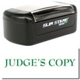 thumbnail image 1 of Slim Pre-Inked Judges Copy Stamp, Slim 1444, Ultra Slim Design, Impression Size 1/2" by 1-3/4", Up to 25,000 Impressions - Green Ink, 1 of 10